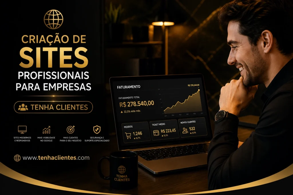 Criação de sites profissionais para empresas - Tenha Clientes